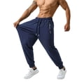 thumbnail image 2 of Mens Casual Jogger Pants Quick Dry Stretch Lightweight Athletic Workout Pants with Zipper Pockets and Elastic Waist, 2 of 7