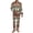 American Tribal Cowboy Horse Cactus, variant on SCRAWLGOD 2 Pack Mens Button Down Pajamas Set with Pockets, Soft Sleepwear, Anti-Wrinkle Loungewear, Long Sleeve Notched Collar Top & Pants Set, Rooster Chicken Sunflower Leopard Print, 3XL