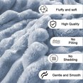 thumbnail image 6 of Bwomeauty Summer Blanket, Soft And Thick Double Layer Raschel Blanket A Must Have Warming Artifact In Winter Suitable For Beds Sofas And Other Scenes Providing The Ultimatecomfort, 27.55x39.37in, 6 of 7