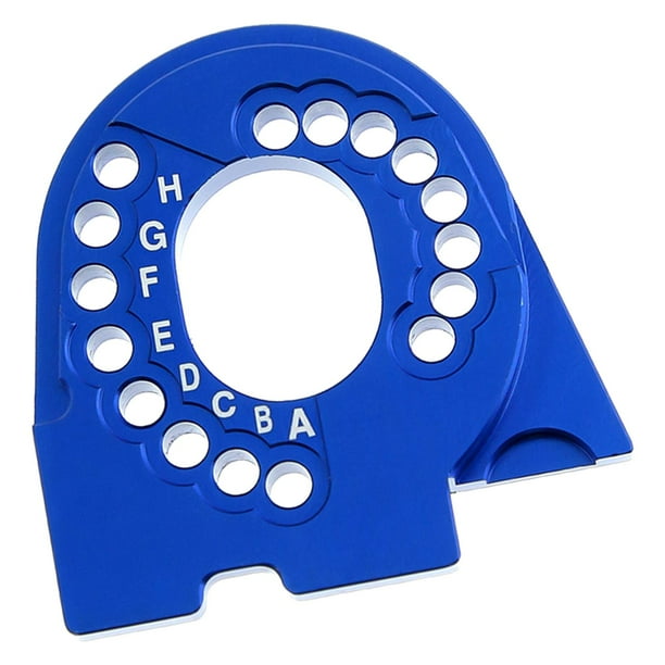 Asiento Fijo del Disipador Macarena de Motor 1:10 con Aletas Disipador Fijo Azul