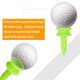thumbnail image 2 of Juego de 100 tees de golf compactos de plástico para conducción de precisión, 25 mm, 2 of 7