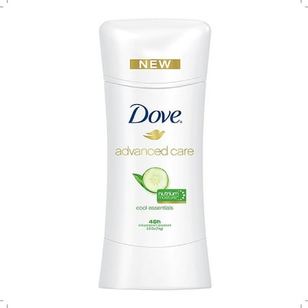 Dove Advanced Care Anti-Perspirant Deodorant, Cool Essentials 2.60 oz (Pack of 2)