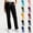 #03 Black, variant on Womens 4-Way Stretch Scrub Pants Drawstring Mid Rise Straight Leg Nursing Trousers Soft Breathable Functional Side Pockets Healthcare Casual Bottoms,L,#03 Turquoise