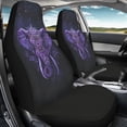 thumbnail image 4 of FOR U DESIGNS Elephant Boho Mandala Print Car Front Seat Covers Washable Driver Seat Cover with Backrest Scratch-Resistant Car Seat Protector Automotive Interior Accessories, 4 of 7