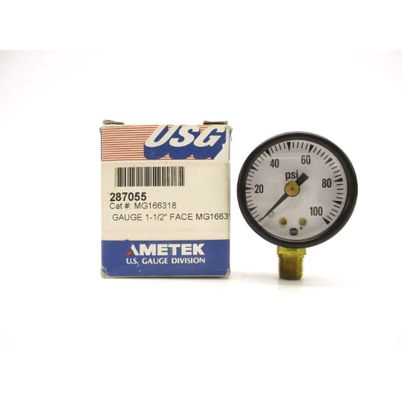 AMETEK MG166318 287055 0-100PSI 1-1/2" NSMP