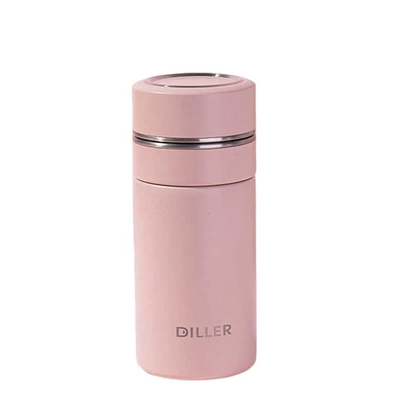 Aspiradora portátil de repuesto Inteprter para hombre boca ancha color sólido 280ml regalo con filtro de té Teteras Rosa