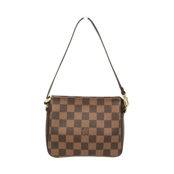 Pre-Owned Louis Vuitton Damier Makeup Pouch N51982 Women's Handbag,Pouch Brown (Good)