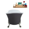 thumbnail image 5 of 55" Streamline N359BNK-IN-BNK Clawfoot Tub and Tray With Internal Drain, 5 of 14