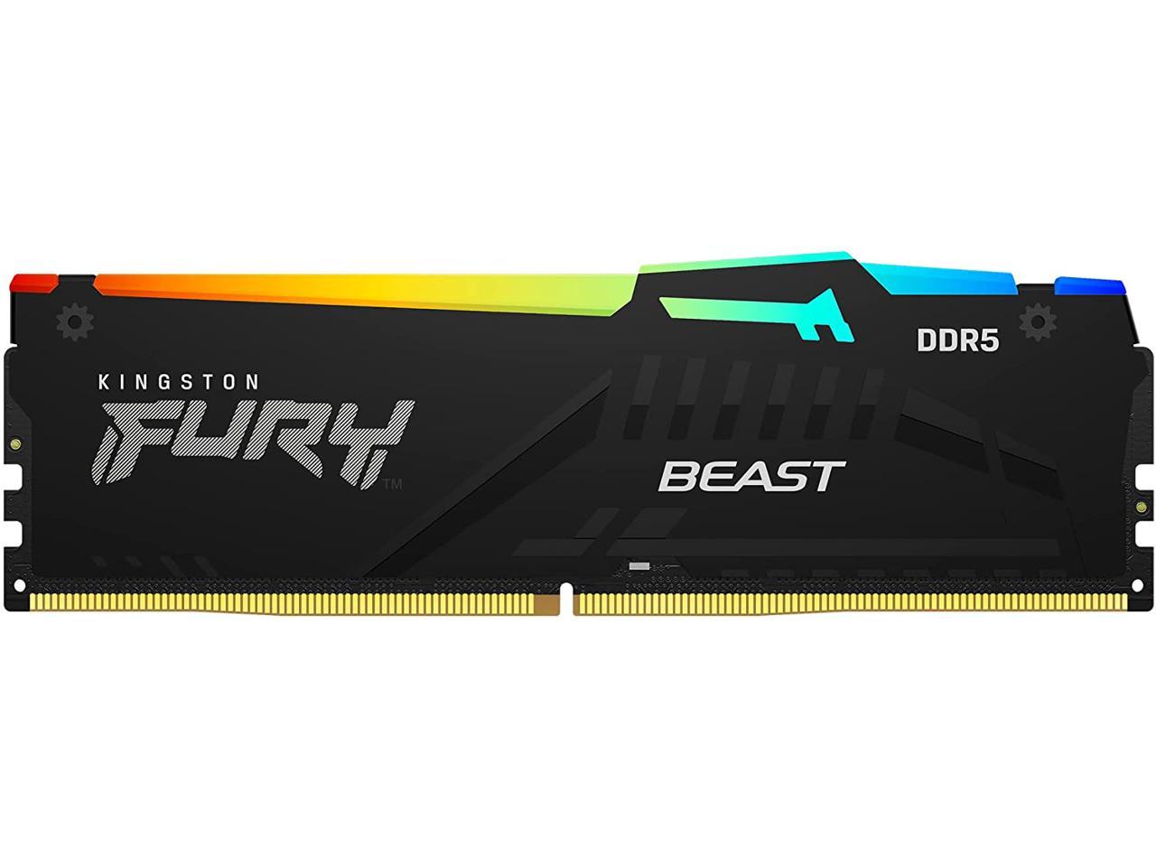 Kingston FURY Beast 64GB (2 x 32GB) DDR5 6000 (PC5 48000) 288-Pin