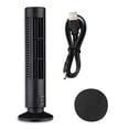thumbnail image 2 of Ventilador portátil mini de escritorio con aire acondicionado USB para el hogar, la oficina, los viajes y el dormitorio. Negro, 2 of 7