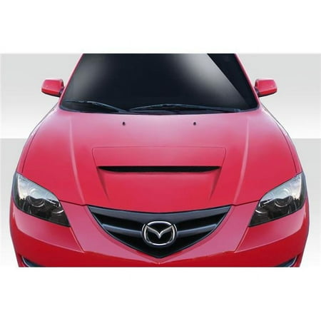 Duraflex M-Speed Hood for 2004-2008 Mazda 3 4 Door