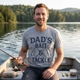 thumbnail image 4 of Mens Funny T Shirts Dads Bait and Tackle Sarcastic Fathers Day Graphic Novelty Fishing Tee for Men Graphic Tees, 4 of 9