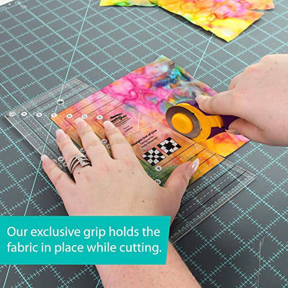 Creative Grids Quilt Ruler Straight Out Of Line 6in x 10in