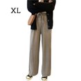 thumbnail image 4 of Sonducket Pantalones Mujer Pantalón Largo Pierna Ancha Pantalón Casual Mujer Cintura Alta Prendas para la parte inferior del cuerpo Albaricoque SG, 4 of 8