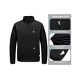 thumbnail image 5 of Little Donkey Andy Men's Lightweight Woven Jacket with Hood Windbreak Water Resistant Sun Protection Softshell Jacket For Runing Hiking Black S, 5 of 7