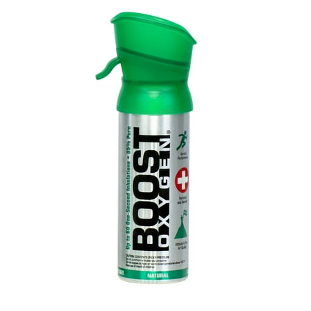Boost Oxygen Supplemental Oxygen Natural Pocket-size 3 Liter, 1 Pack, Model 301