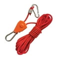 thumbnail image 5 of Ratchet Pulley Rope Hanger, Tent Wind Rope Adjustable Tensioner Quick Setup Rope Hanger Grow Light Rope Hanger for Awning Outdoor Hiking 4m Red, 5 of 9