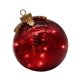 thumbnail image 5 of Adorno de bola navideña para árbol de Navidad, decoración colgante para escritorio, decoración LED navideña Rojo, 5 of 9