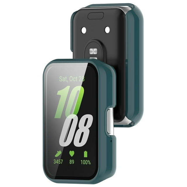 WIFKLSIIPG Integrated PC & Tempered Glass Case Compatible with Smartwatch Bands Durable Cover for Electronic Wearables