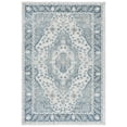 thumbnail image 2 of SAFAVIEH Blair Arline Traditional Machine Washable Area Rug, 5'3" x 7'6", Beige/Grey Blue, 2 of 13