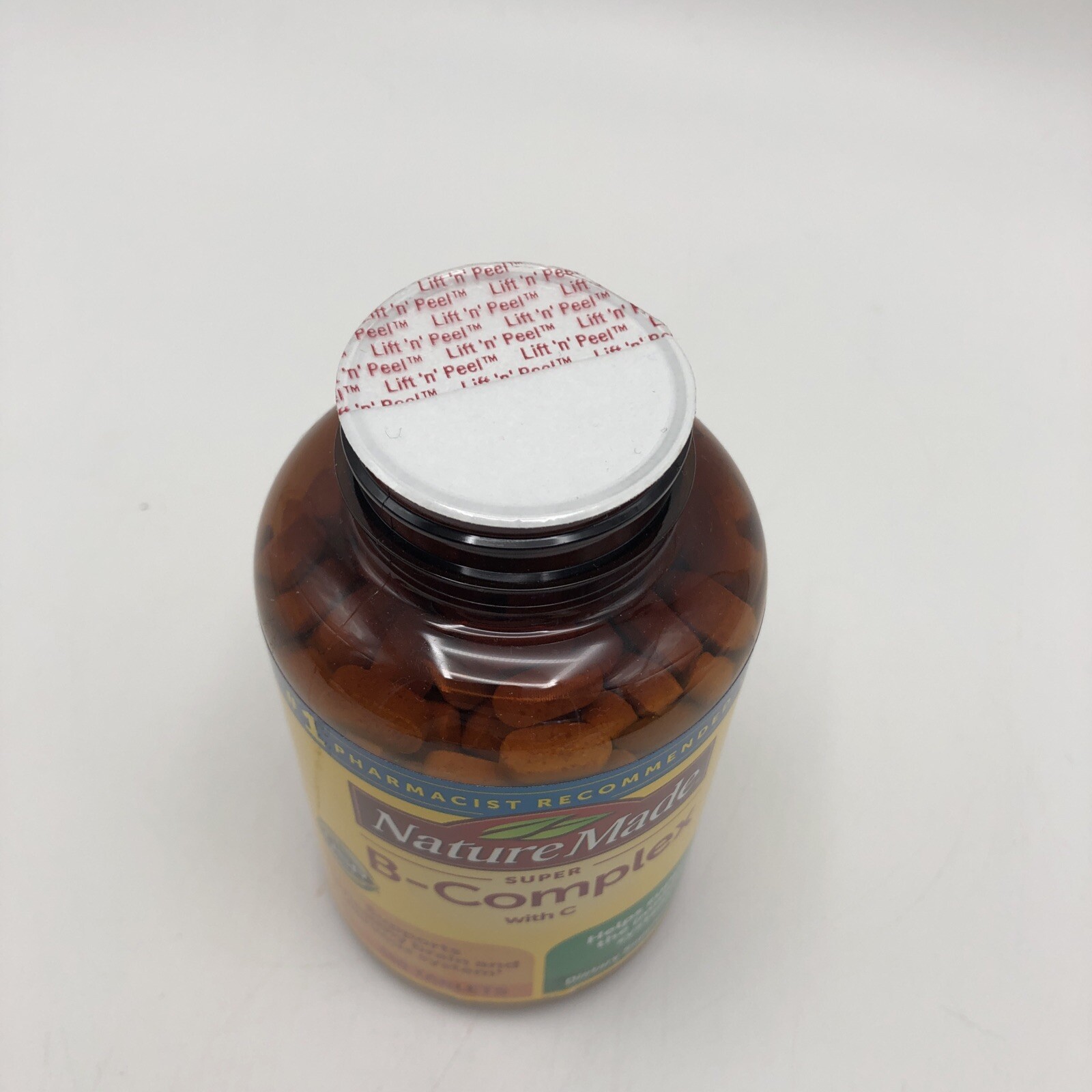 Nature Made Super B-Complex With Vitamin C & Folic Acid Tablets, 100 Count