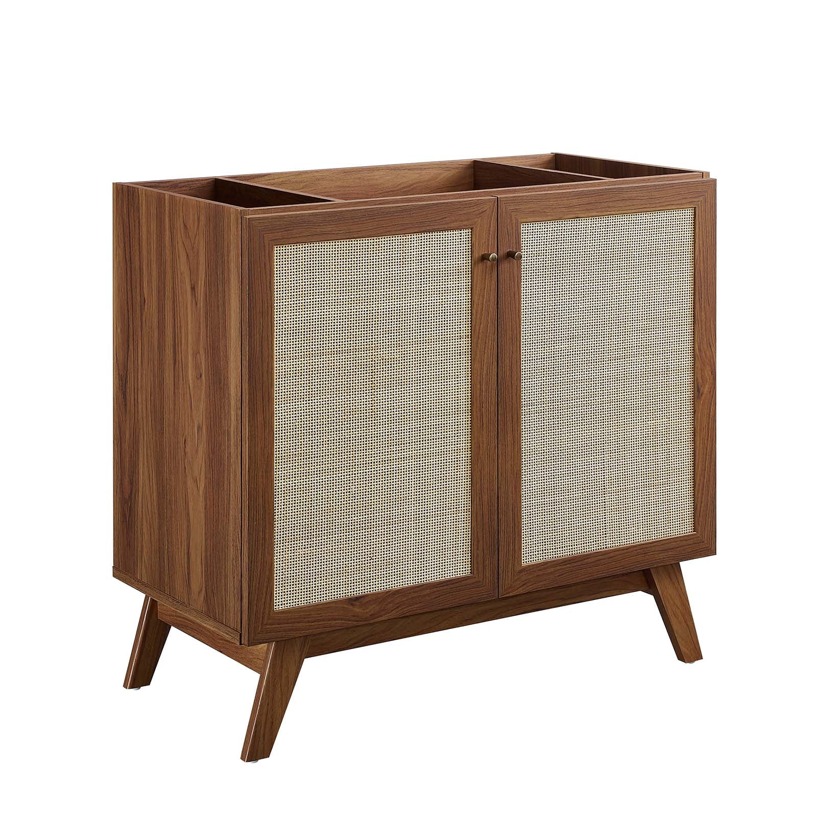 Modway Soma 36” Bathroom Vanity in Walnut White