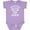 Lavender, variant on Inktastic Handpicked for Earth by My Aunt in Heaven with Angel Wings Boys or Girls Baby Bodysuit