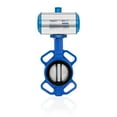 thumbnail image 5 of UNOX Pneumatic Actuated Butterfly Valve Wafer Type DN300 (12") Double Acting 230 PSI (16 Bar), Iron Disc with GGG-40.3 Sfero Casting Body - EPDM Seat for Water Air, 5 of 7