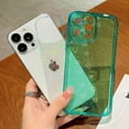 thumbnail image 3 of Compatible for iPhone 13 Pro Max 6.7 Inch Clear Glitter Heart Case, Rainbow Laser Holographic Bling Cute Heart Pattern Case for Women Girls Soft TPU Shockproof Camera Protective - Light Green, 3 of 11