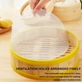 thumbnail image 4 of Non-Stick Silicone Mat Steamer Pad Dim Sum Mesh Paper Cloth Tool Kitchen L6H3, 4 of 7