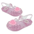thumbnail image 6 of Zwiiyzr Toddler Girls Jelly Sandal for 2 Years Old Hollow Out Non-slip Cute Fruit Soft Sole Beach Roman Sandals Pink, 6 of 8