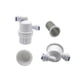 thumbnail image 2 of Mini conector de manguera de agua de 2 vías, sistema de nebulización de jardín, conector de tubería de filtro de agua con filtro de malla de acero inoxidable Inevent HA6231-00B, 2 of 6
