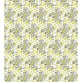 thumbnail image 3 of Ambesonne Floral Duvet Cover Sets, Vivid Spring Blossoms Art, 2-Queen, Pastel Yellow Dimgray, 3 of 3