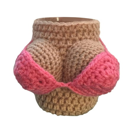 

Hanzidakd Wine Bottle Cover Crochet Is Suitable For Beer Bottles Sodas Sexy Bikini Tops