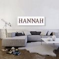 thumbnail image 2 of ARTCANVAS HANNAH Girls Name Room Decor Canvas Art Print - Size: 48" x 16" (1.50" Deep), 2 of 9
