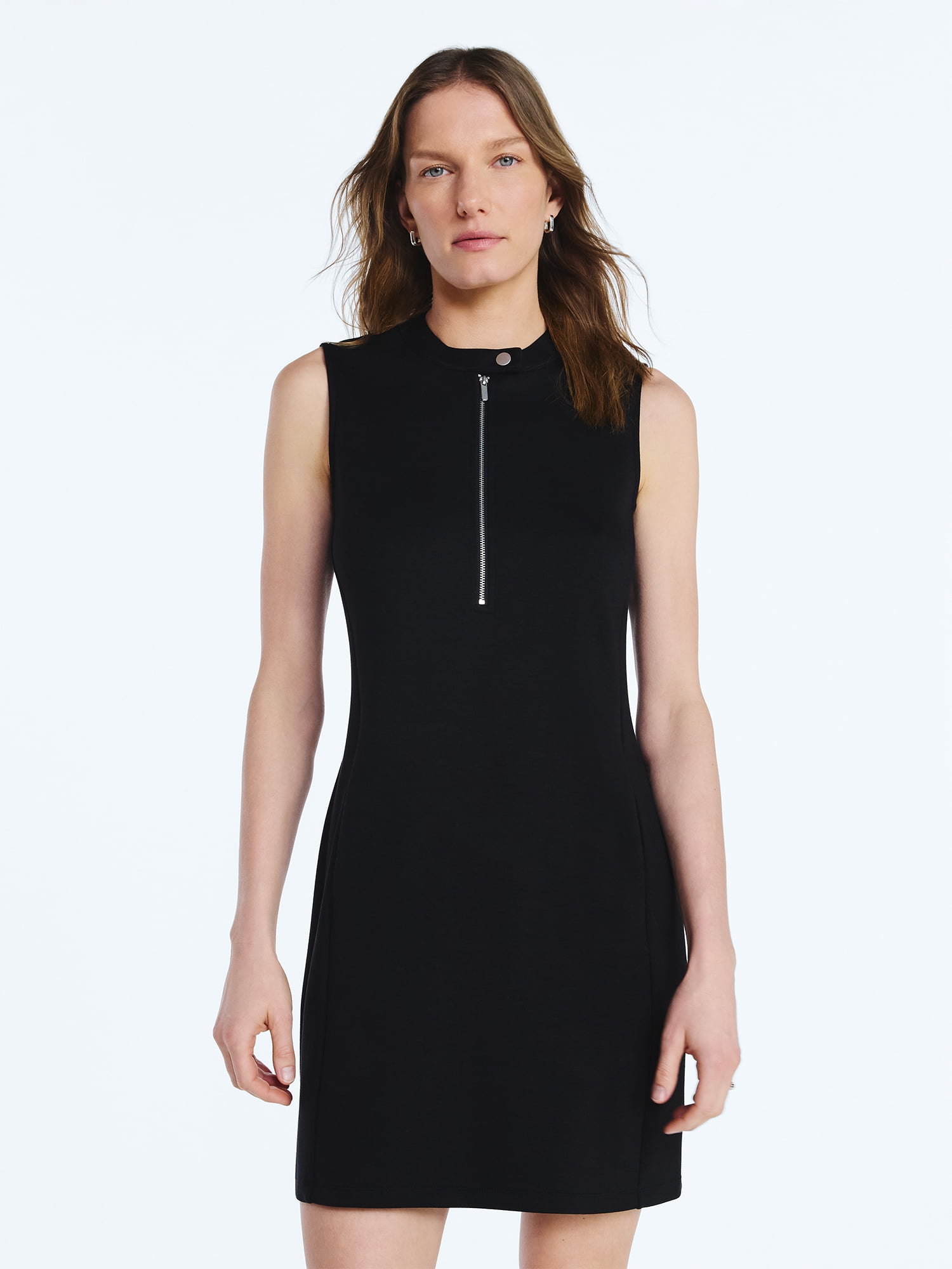 Scoop Women's New Scubaknit Moto Dress, Sizes XS-4X