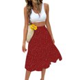 thumbnail image 2 of Falda De Punto De Cintura Alta,Falda Larga De Cintura Alta Falda Larga De Punto Falda Larga Elegante Salida De Alta Intensidad, 2 of 7