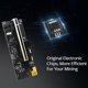 thumbnail image 2 of Clear Placa elevadora Pci-e 1x a 16x tarjeta elevadora extensora Gpu adaptador USB 3,0 Gpu de 6 pines, 2 of 2