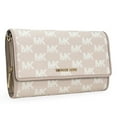 thumbnail image 3 of Michael Kors Women's Jet Set Large Logo Jacquard Wallet Crossbody Bag (Powder Blush), 3 of 5