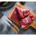 thumbnail image 3 of Cuchillo de Carne Laguiole Frances LaguioleOrange 2 pzas 23 cm Naranja Acero Inoxidable Cuchillo para carne., 3 of 4
