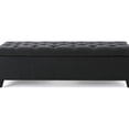 thumbnail image 2 of Minimalistic Tufted Storage / Seating and Bedding Storage in Room, 2 of 6