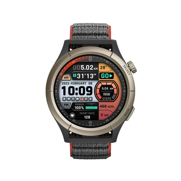 Smartwatch Deportivo Autonomía de 14 Días, Negro