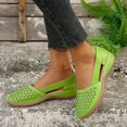 thumbnail image 3 of Dakaela Chaussures Compensées Décontractées pour Femmes, Mocassins Confortables à Enfiler, Bout Rond, Découpes, Chaussures Plates d'Été pour la Marche, 3 of 7