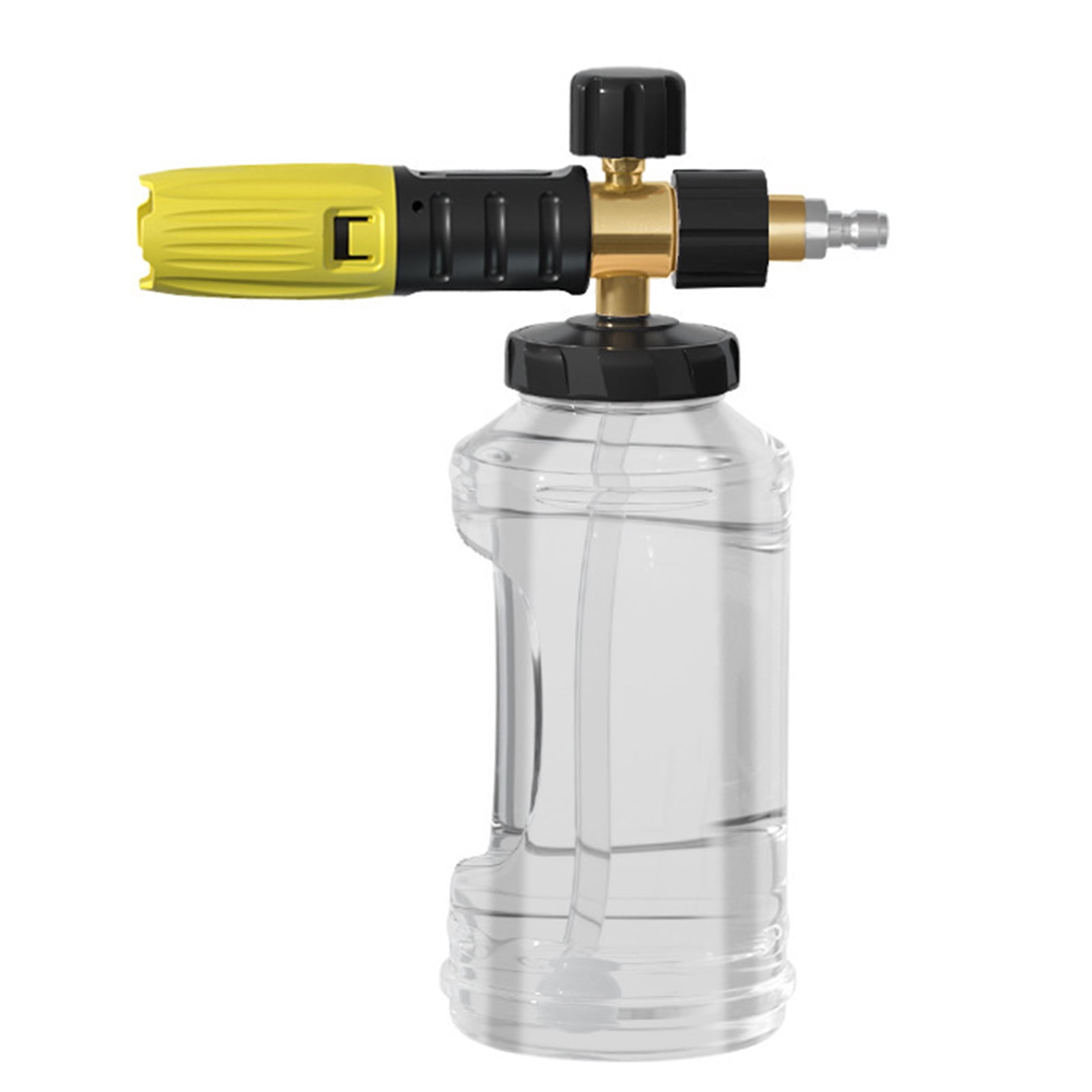 Adjustable Soap Cannons 1/4Inch Quick Connector 1.1mm Orifice Nozzler 1L Soap Dispenser Foam Cannons Snow Foam Lances