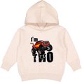 thumbnail image 2 of Inktastic 2nd Birthday Monster Truck Toddler Hoodie, 2 of 4