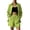 Yellow, variant on SOOMLON Concert Outfits for Women Plus Size Button Down Long Sleeve Shirt Elastic Waist Shorts with Pockets 2 Piece Set