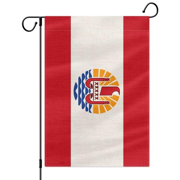 PTEROSAUR Drapeau de Jardin de Polynésie Toile de Jute Double Face de 12,5 X 18 Pouces pour la Pelouse de la Maison