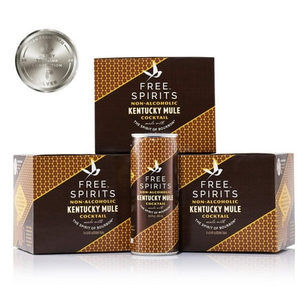 Free Spirits Non-Alcoholic Kentucky Mule | Award-Winning Mocktail 12 Pack