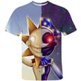 thumbnail image 5 of Camiseta de Anime Sundrop y Moondrop Fnaf, camisetas con estampado 3D para hombre, camisetas de moda de verano con cuello redondo, ropa holgada y genial de Harajuku, 5 of 5