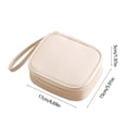 thumbnail image 3 of Sanitary Napkin Storage Bag, Portable Waterproof Period Pouch with Zipper,Organizer with Multi Compartment, Ideal for Travel and Daily Use, 3 of 6